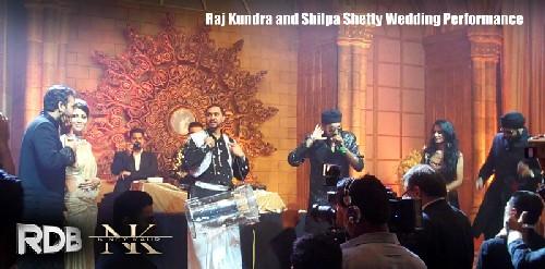 RDB (Kuly, Manj, Surj and Nindy Kaur) performed at Raj Kundra and Shilpa Shettys wedding reception which took place at the Grand Hyatt Ballroom, Mumbai. They were personally requested, by Shetty to perform at the wedding reception. The group (Kuly, Manj, 
