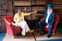 Serene Singh and Ravi Singh Khalsa at the Oxford Union