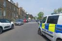 A police cordon was up on Cavendish Road, Idle, yesterday as police investigated an affray incident