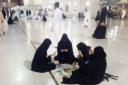 Photo of four women playing board game at Kabah sparks anger