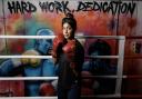 Scotland’s first champion Muslim amateur female boxer, Farah Jamil. Pictures by Colin Mearns.