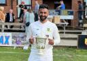 Adam Ahmed  scored 221 for New Farnley CC  in the New Farnley CC