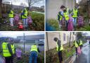 Volunteers from a Hindu Temple have been cleaning up their local neighbourhood.