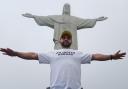 Yusuf at the Christ The Redeemer statue in Rio