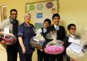 Muslim pupils and community group bring festive cheer to hospital patients