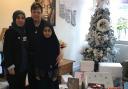 Students from Muslim Girls' School drop off dozens of gifts to care home