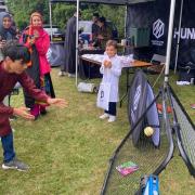 Members of the The Hundred cricket team Manchester Originals joined ‘Eid in the Park’ celebrations in Cheadle.