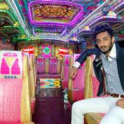 If you want to arrive in style take the Punjabi bus!
