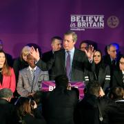 Ethnic minorities spotted behind Nigel Farage prove Ukip 'okay with Asians and blacks'