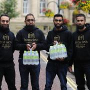 When 18,000 homes had their water supply cut — these four young men took it upon themselves to deliver 1,500 bottles of water to elderly residents