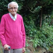 Madhusudan Dave pictured at his home this week