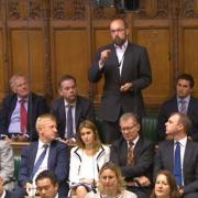 Tory MP James Duddridge asks a question in the Commons