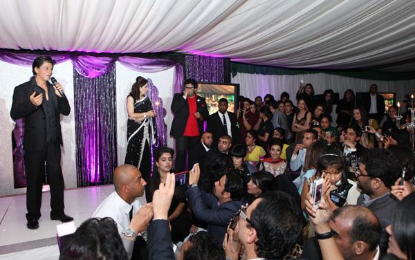 An audience with Shahrukh Khan at the Davenport Hotel, Hale Barn, Cheshire. Pictures by Nasir Hussain. Copyright Asian Image. No unauthorised republication.