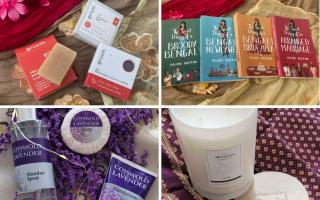Gruum Haircare; The Secret Diary of a Bengali Woman; Cotswold Lavender Gift Set and The Copenhagen Company Oud Luxury scented Candle