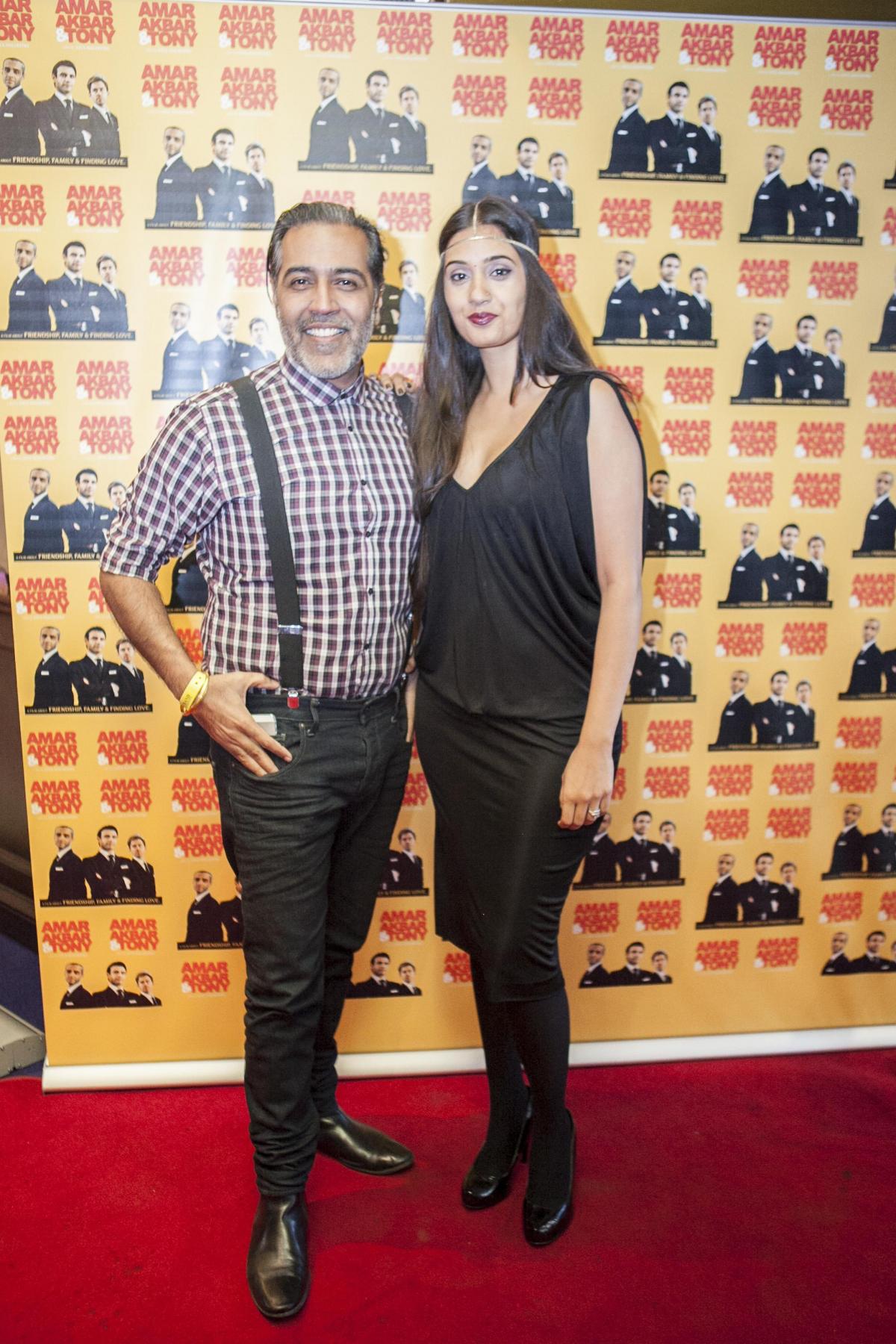 Images  from the  red  carpet of  the new  comedy Amar, Akbar and Tony Premiere. Pictures  courtesy of  Monir Ali Photography