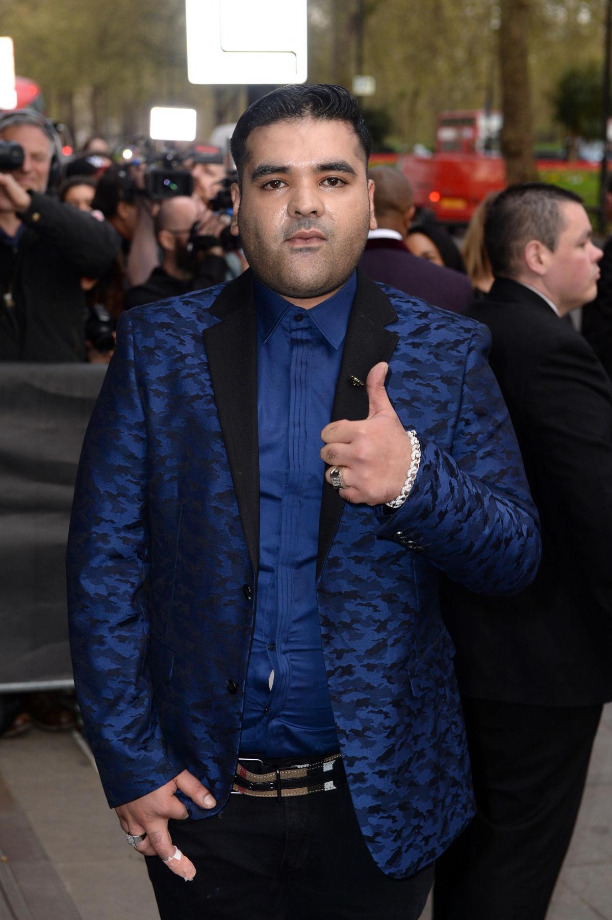 Naughty Boy attending the 2015 British Asian Awards at The Grosvenor House Hotel, London.