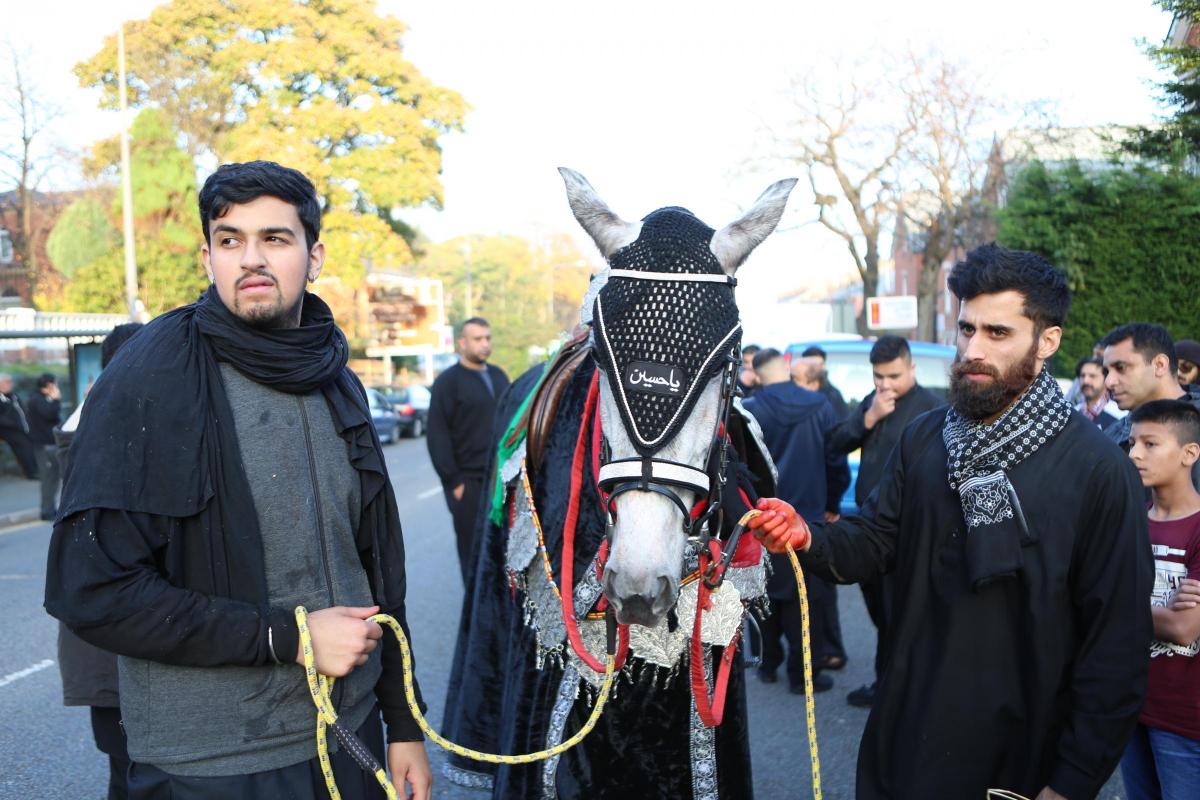 Shia procession Lancashire 2015