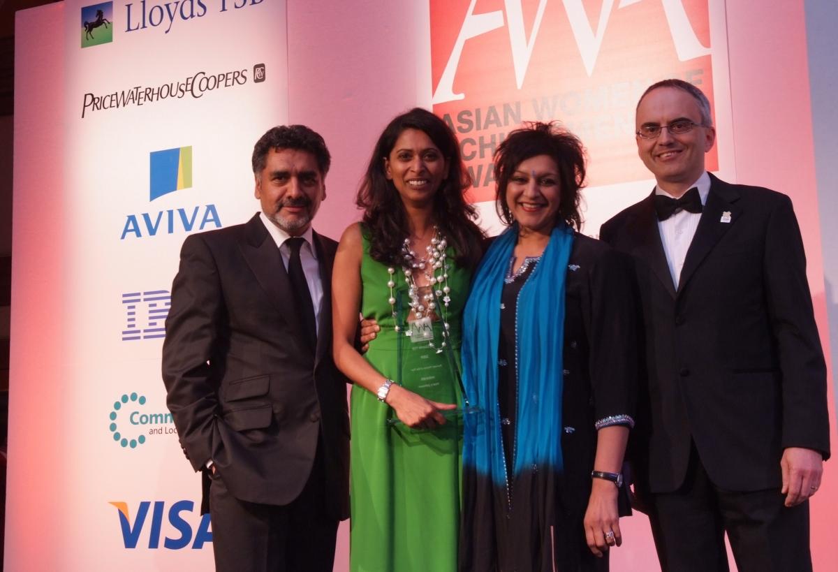 James Caan, Veera Johnson, Meera Syal, david Harrison (Visa Europe)