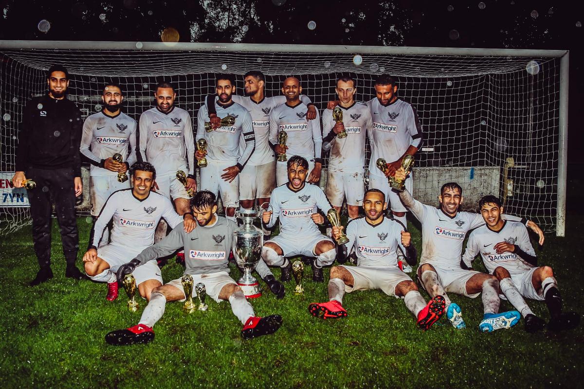 Bolton United hit five to win the 2019 AMT Lawyers Football Championships Pictures by (Juel Miah Photography)