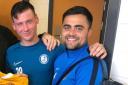 Kamran Tufail, known as Pinkie (right), with Wallyford Bluebell team-mate Shaun Moffat