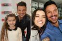 Lamissah La-Shontae aged 6 with Peter Andre and then most recently