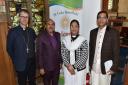 (l-r) Bishop Philip North, Majeed Masih, Rev. Sarah Gill and Rev. Munawar Din