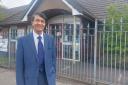 Dr Ramesh Rautray outside the Primrose Bank Medical  Centre in Blackburn