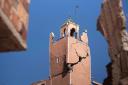 A cracked mosque minaret after an earthquake in Moulay Brahim village, near Marrakech, Morocco (Mosa’ab Elshamy/AP)