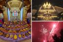 An iconic Oldham temple which recently celebrated its one year anniversary has brought together thousands of worshipers to celebrate Diwali.