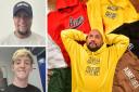 The likes of Brazil legend Roberto Carlos (top left) and Newcastle United player Anthony Gordon (bottom left) have been wearing clothes from Soahail Rashid's Aime Dieu brand
