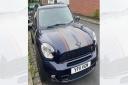 The Mini Countryman, which was stolen from Kingsley Street, near to the junction of Newbold Street in Bury