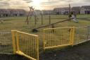 Repairs are to take place at the Spencerfields play park facility.