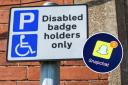 The woman has been fined after using a stolen blue badge.