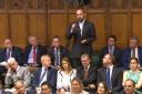Tory MP James Duddridge asks a question in the Commons