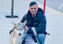 Ukraine: Man who refused to abandon his dog finally manages to leave