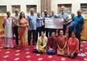 Gujarat Hindu Society thanked for £5,435 cancer charity donation