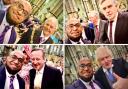 Afruz with former Prime Ministers John Major, Gordon Brown, David Cameron and Boris Johnson