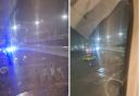 The video from Chhatrapati Shivaji Maharaj airport in Mumbai show gallons of what appears to be fuel gushing out on to the runway