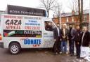 The Gaza support van that will be going to the Middle East