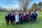 Fladbury First School pupils planted 30 trees at Evesham Golf Club as part of the Woodland Trust's initiative