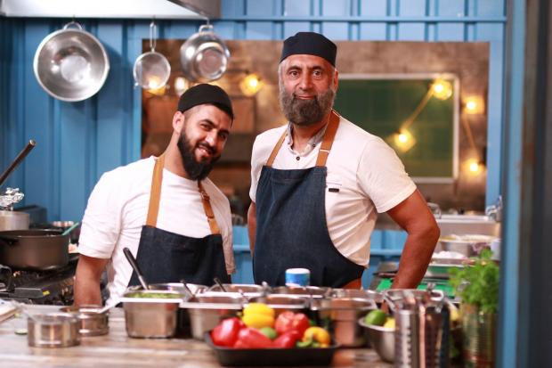 From left, Waqar Mughal and Hamayun Arshad, from the Sweet Centre, are set to appear on BBC Two's 'Britain's Top Takeaways'. Pictures: BBC/Ricochet/Stuart Wood
