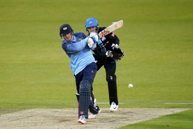 Yorkshire Vikings' Harry Brook bats during the Vitality Blast T20 at Headingley. Picture: Danny Lawson/PA Wire