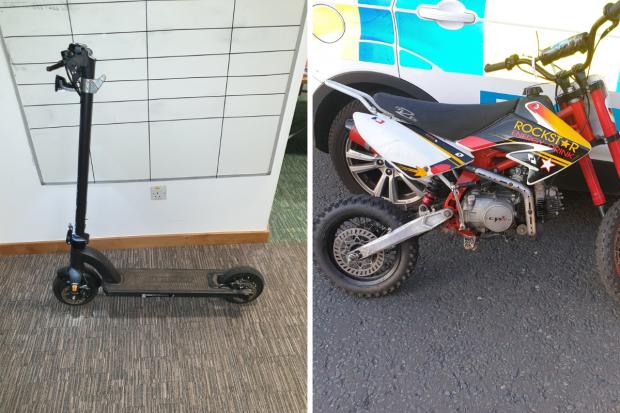 Police seize off-road bike in a bid to crack down on stolen vehicles