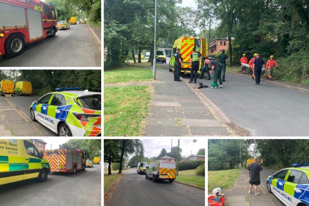 Vulnerable man taken into ambulance after serious incident
