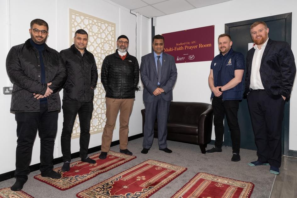 Club welcomes followers of all faiths with new prayer room inside floor