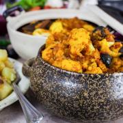 Food: Spiced cauliflower with olives