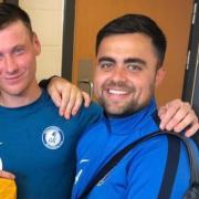 Kamran Tufail, known as Pinkie (right), with Wallyford Bluebell team-mate Shaun Moffat