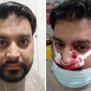 Mansoor Ahmad was the victim of a racist attack by one of his customers