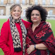 Neelam Aggarwal, from Northampton, joined Mel Giedroyc to get the Royal Jubilee party planning started at a special Big Jubilee Lunch event in Her Majesty The Queen’s Buckingham Palace Garden.