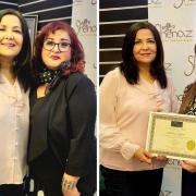 Yasmin Qureshi MP handed out awards at the Shenaz Salon and Training Academy graduation